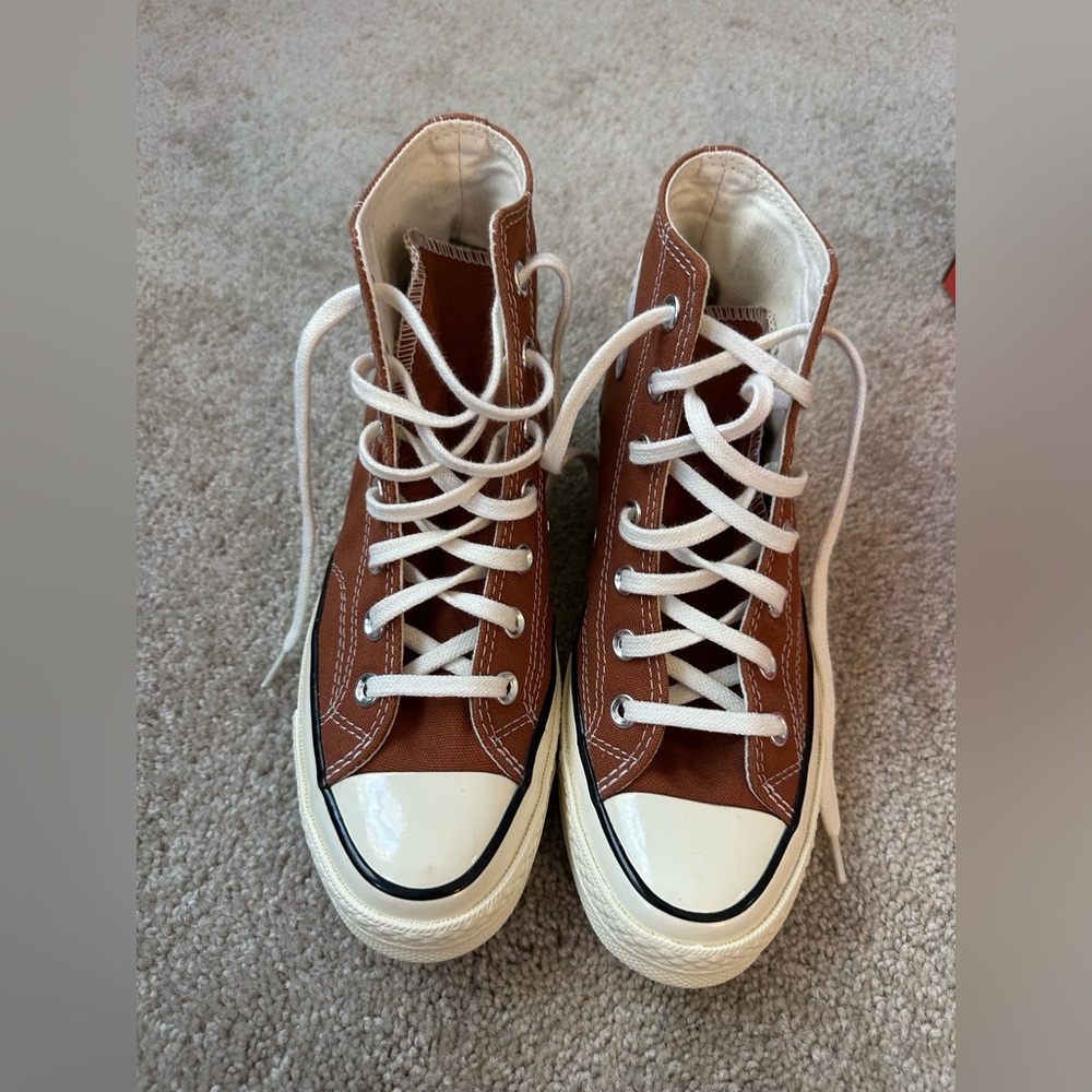 Converse Tawny Owl and Egret High-Tops Vintage